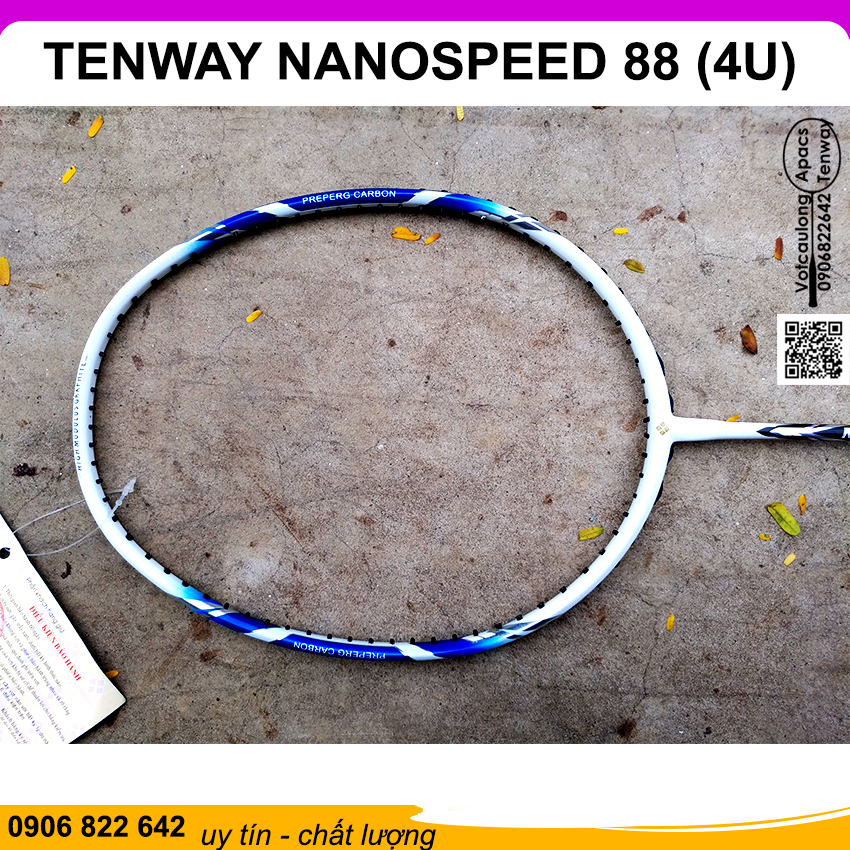 Vợt cầu lông Tenway Nano speed 88 | Vợt nặng đầu chuyên công, đánh phong trào rèn luyện sức khỏe