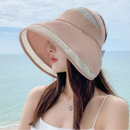 Mũ chống nắng chống uv phong cách Hàn, nón nữ rộng vành thời trang