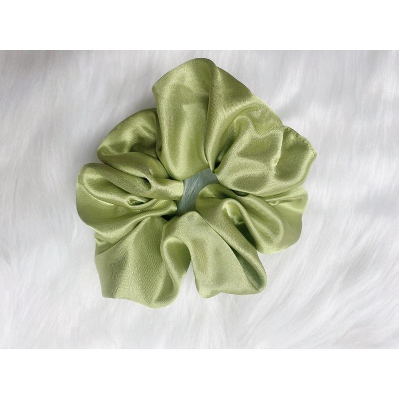 DÂY BUỘC TÓC SRUNCHIES VẢI PHI BÓNG HANDMADE