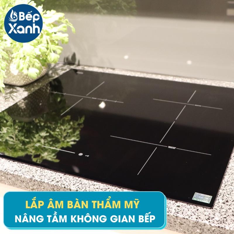 Bếp điện từ 3 vùng nấu Malloca MIR 593 - Xuất Xứ Tây Ban Nha - Hàng Chính Hãng