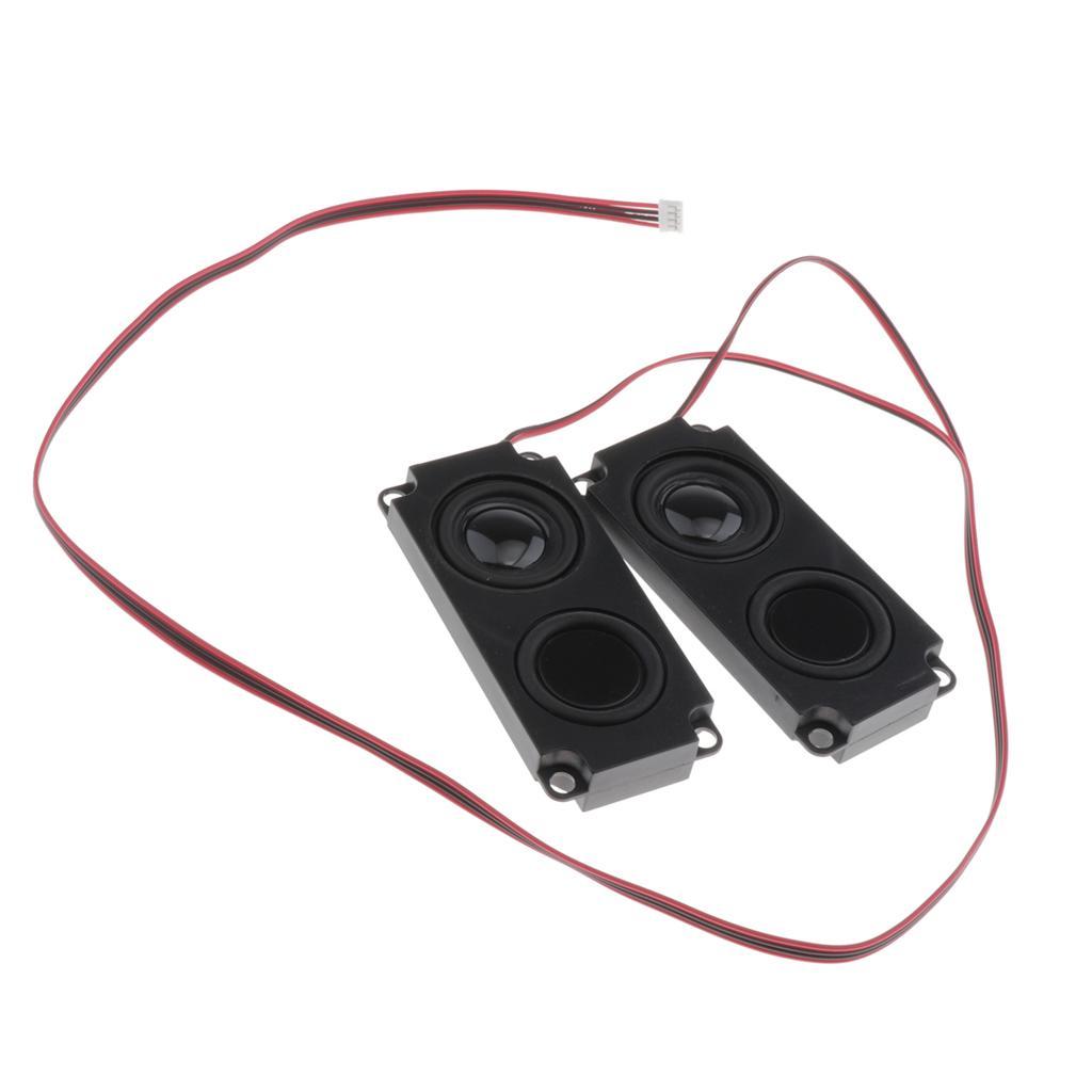2xReplacement Loudspeaker Black Audio Horn Speaker 5W for TV LCD Monitor