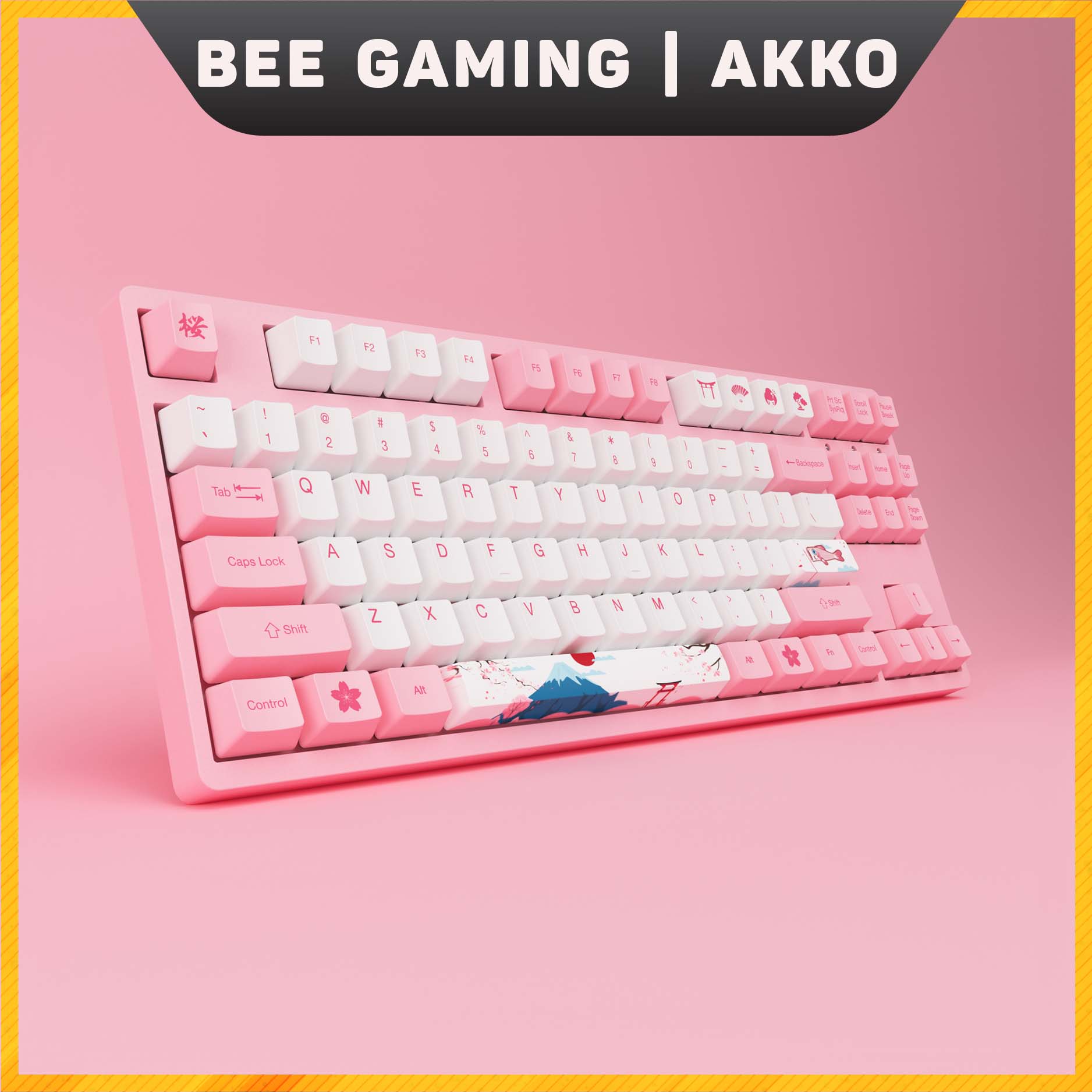 Bàn phím cơ AKKO 3087 World Tour Tokyo (87 nút / AKKO Switch v3) - Hàng chính hãng lỗi 1 đổi 1 trong 12 tháng