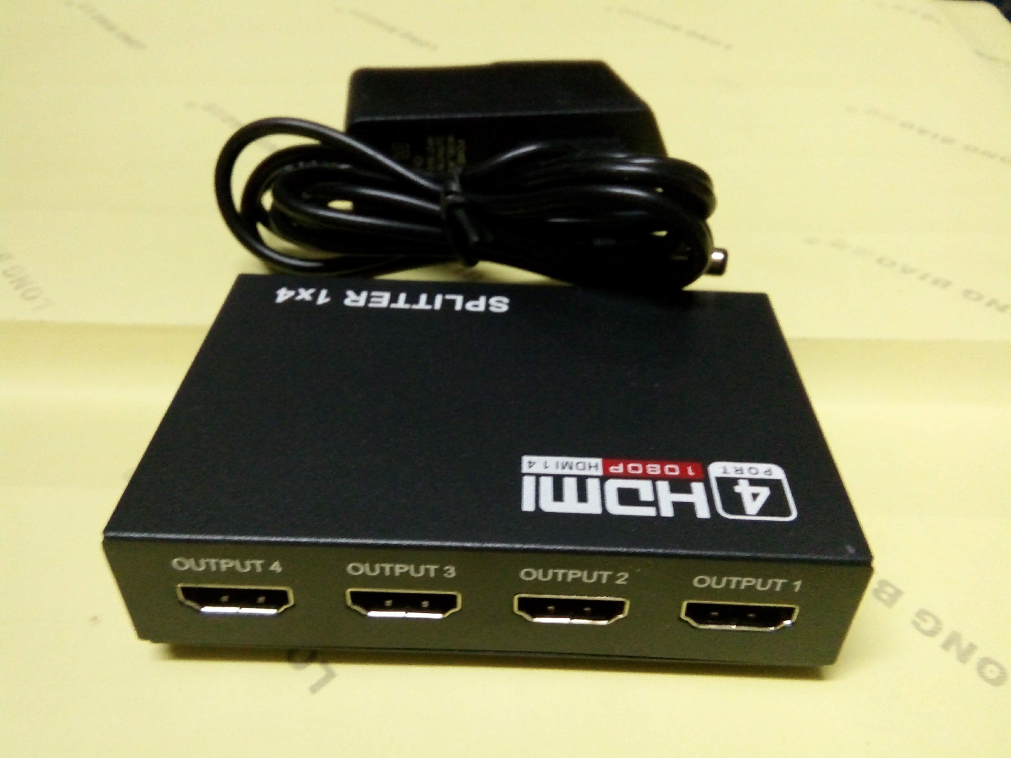 Bộ chia HDMI 1 ra 4 support 3D splitter 1080DPI hdmi 1.4