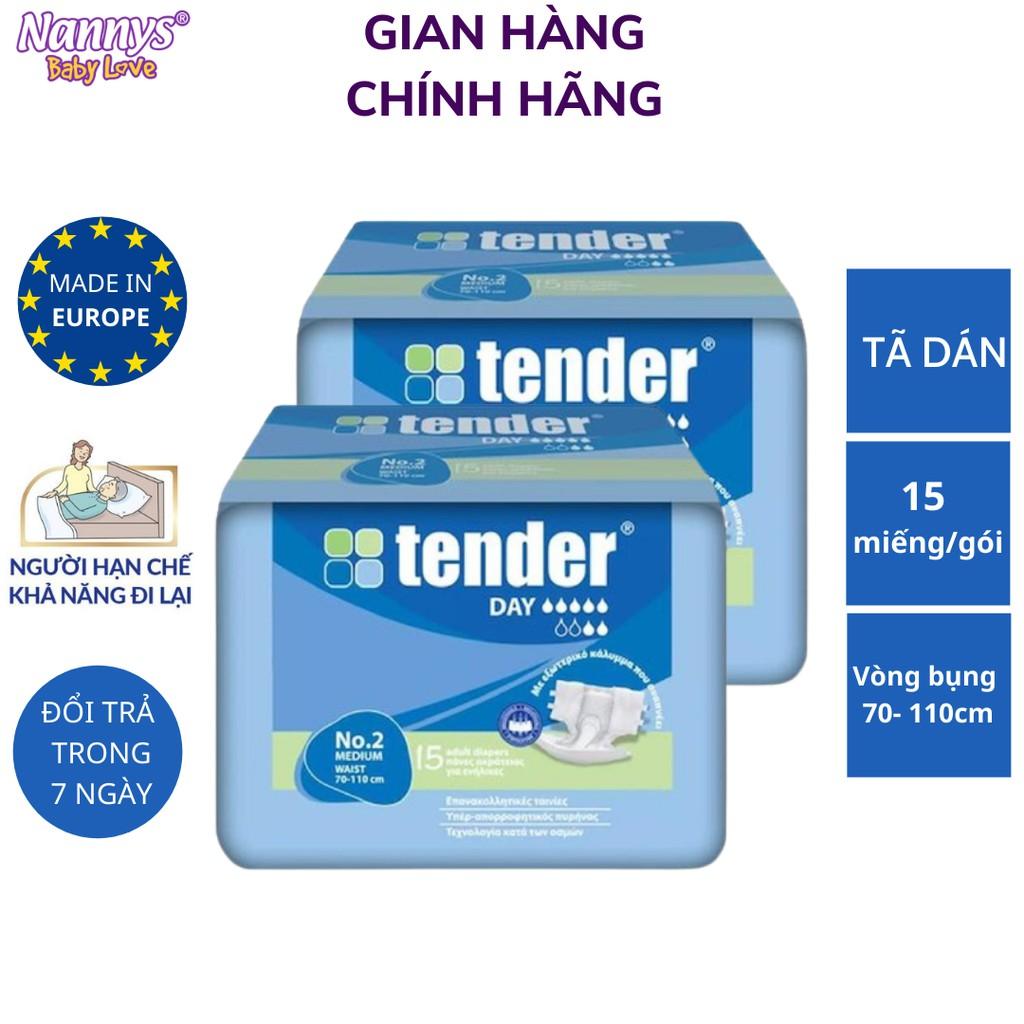 COMBO 2 Tã bỉm DÁN TENDER 15 miếng (Cho người lớn)