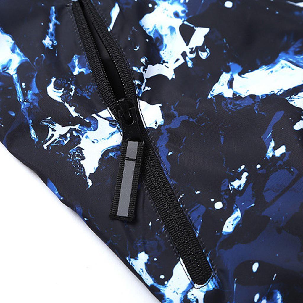 Men Women Summer Rain Sunproof Waterproof 3D Print Hooded Sports Jacket Outdoor Coat Fast Dry