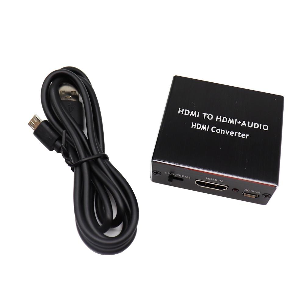 Bộ Chia Âm Thanh HDMI 4k60hz Sang HDMI + Audio3.5 + SPDIF