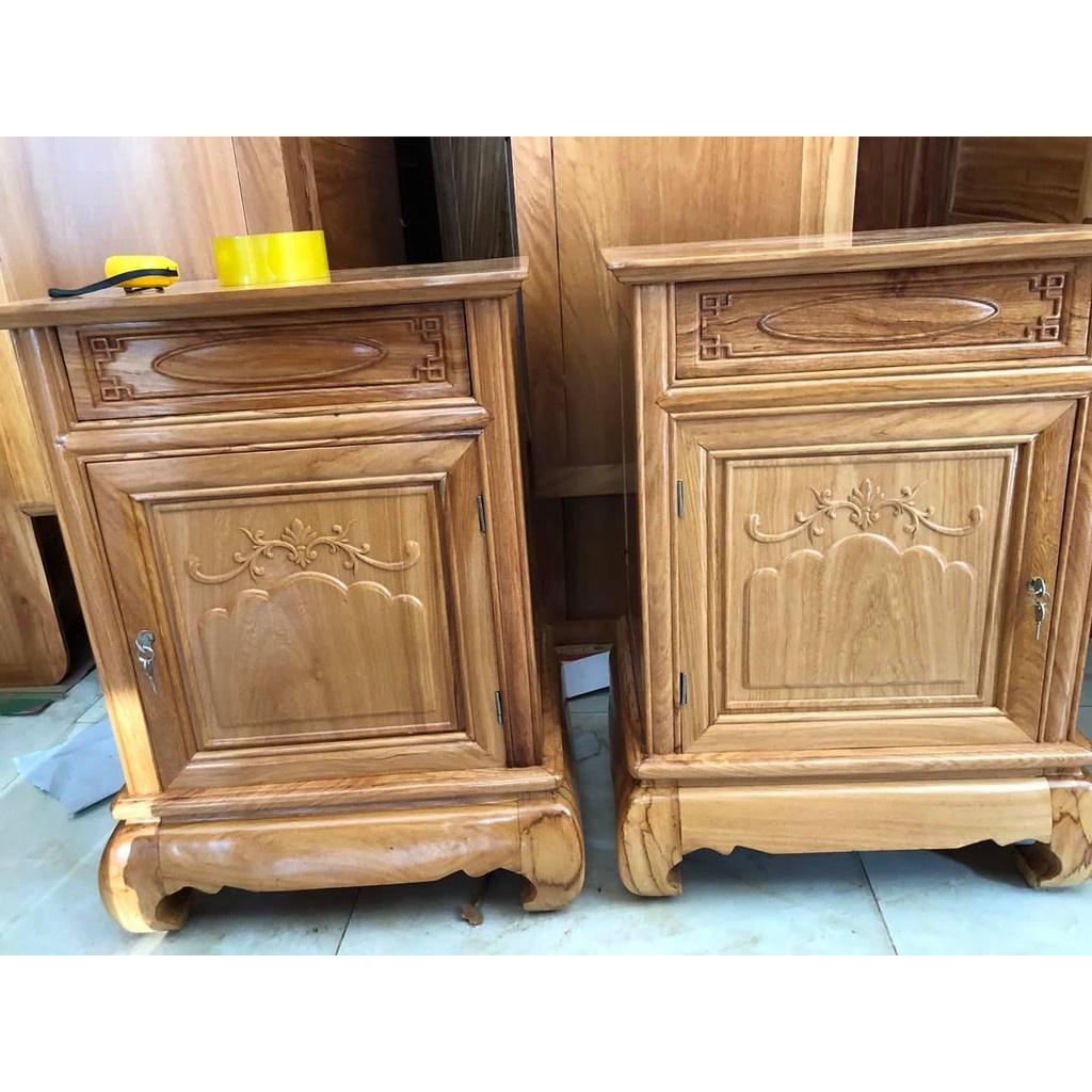 Tủ đầu giường gỗ gõ đỏ