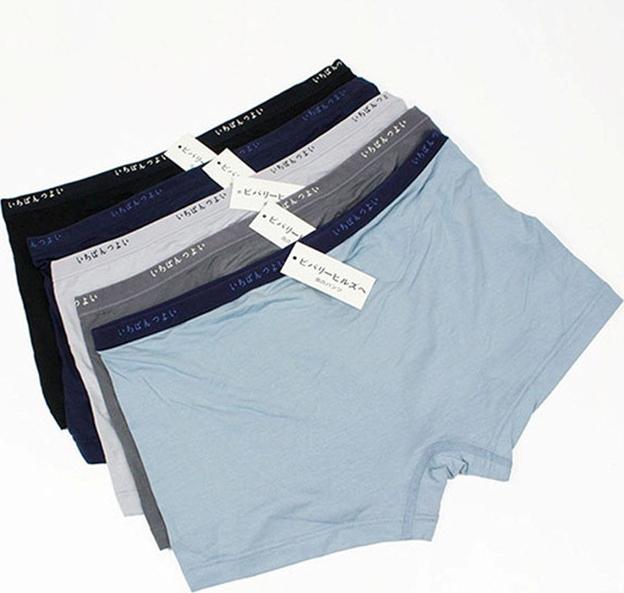 Hình ảnh Bộ 5 quần đùi lót nam xuất Nhật chất lụa cao cấp