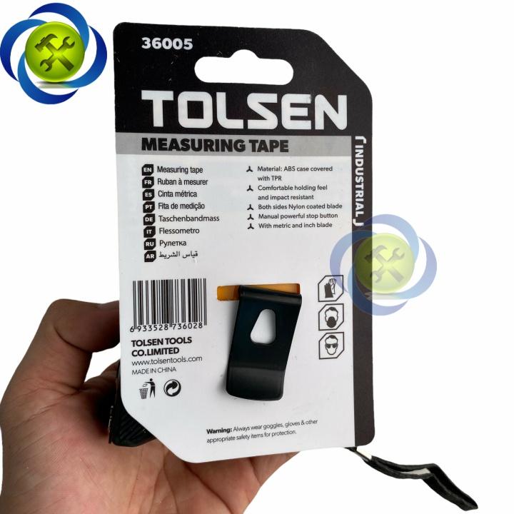 Thước cuộn 8 mét Tolsen 36005 kích thước 8m x 25mm