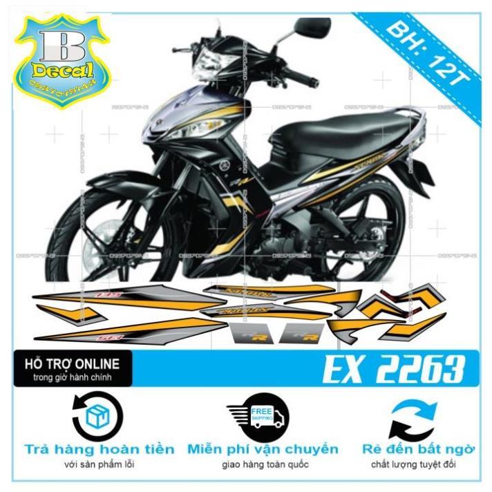 Tem rời dành cho EX 2010 RR VÀNG ĐEN 2263