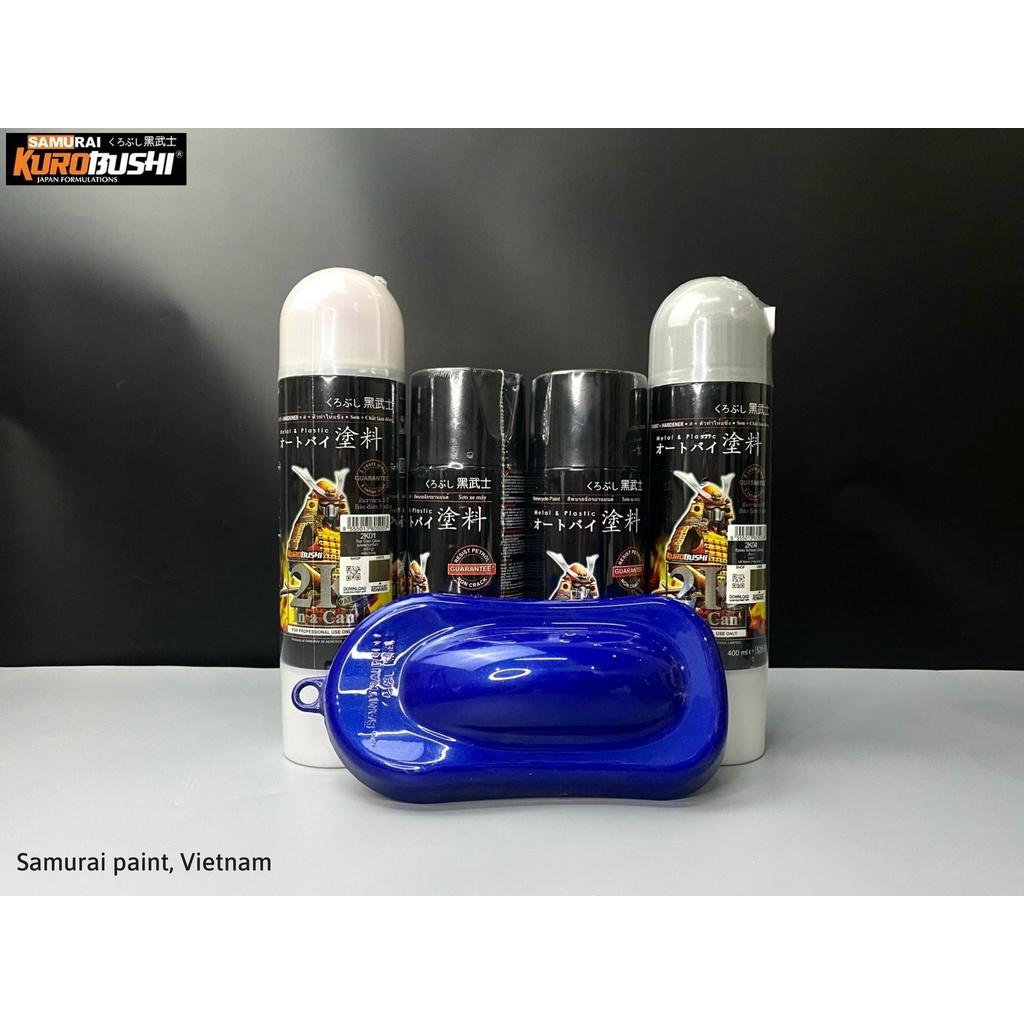 COMBO Sơn Samurai Màu xanh ngọc trai UC+TC S139 gồm 4 chai đủ quy trình