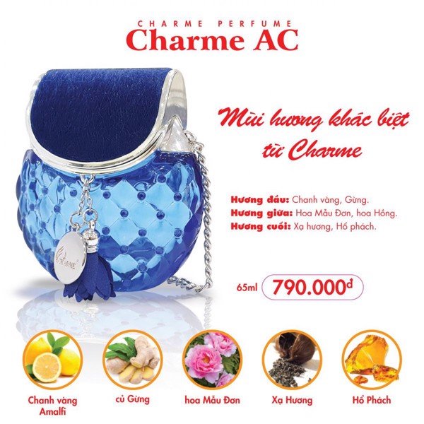 Nước hoa nữ Charme AC