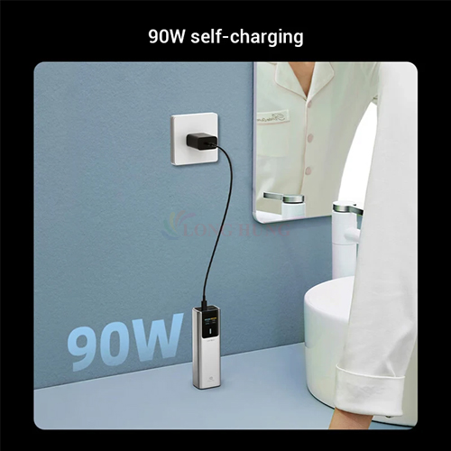 Sạc dự phòng Cuktech 10 Power Bank 1USB 1Type-C 150W 10000mAh PB100P - Hàng chính hãng