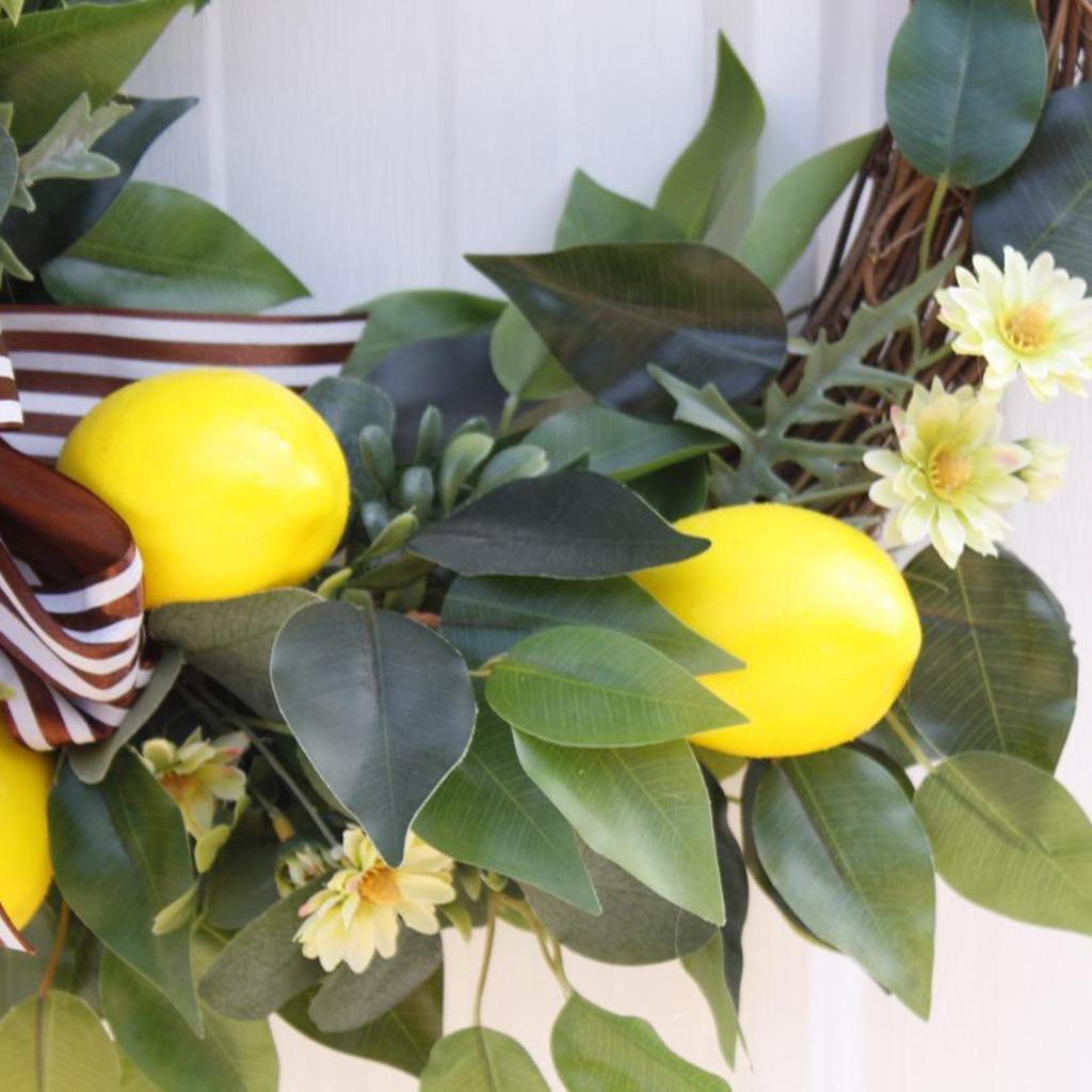 Artificial Floral Wreath   Front Door Garland Decoration Ornament