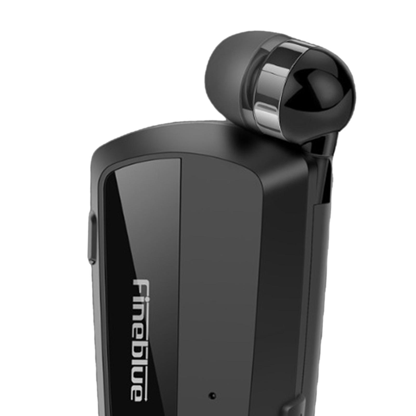2xFineBlue F990 Wireless Bluetooth Headset Business Earphone Black No Box