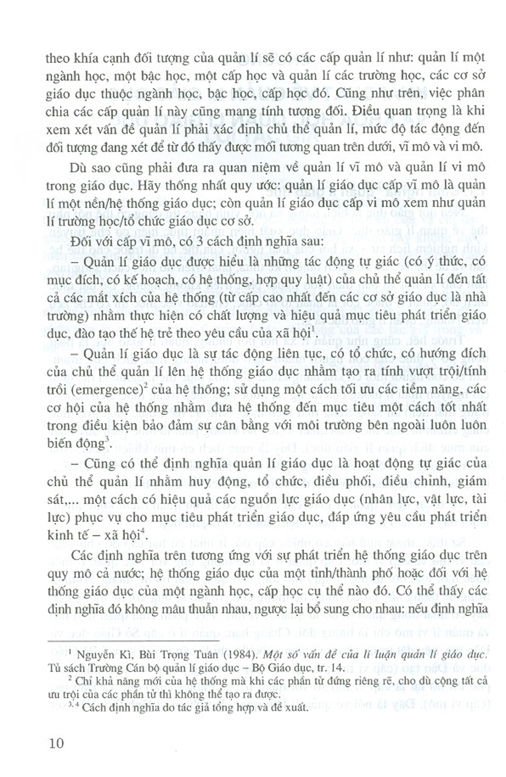 Những Vấn Đề Cơ Bản Của Khoa Học Quản Lí Giáo Dục