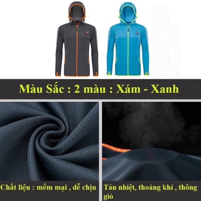 Áo Chống Nắng Nam , Áo Chống Nắng Toàn Thân Chống Tia UV Chuyên Đi Câu Cá