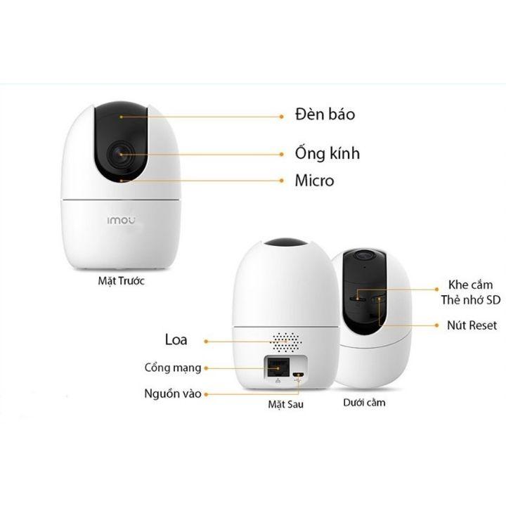 Camera Wifi Ip IMOU  A22EP 1080P(2M), Xoay 360 Trong Nhà Còi Hú Báo Động,Hàng chính hãng