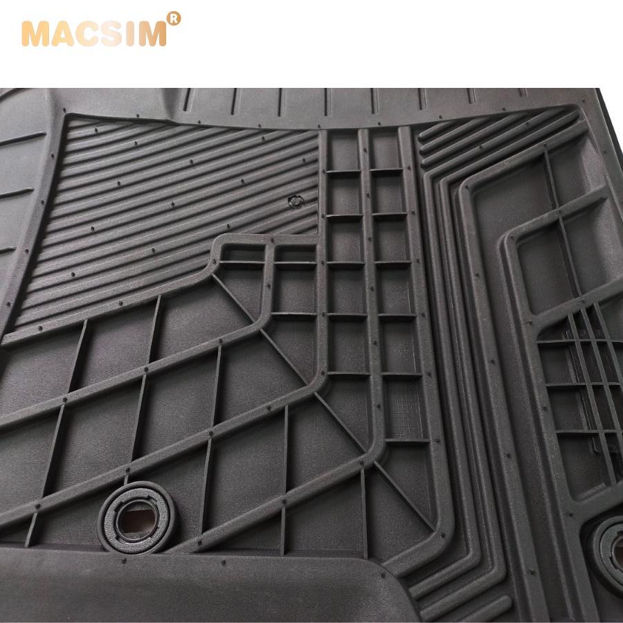Thảm lót sàn xe ô tô Toyota Prado 2009 - đến nay nhãn hiệu Macsim - chất liệu nhựa TPE đúc khuôn cao cấp - màu đen
