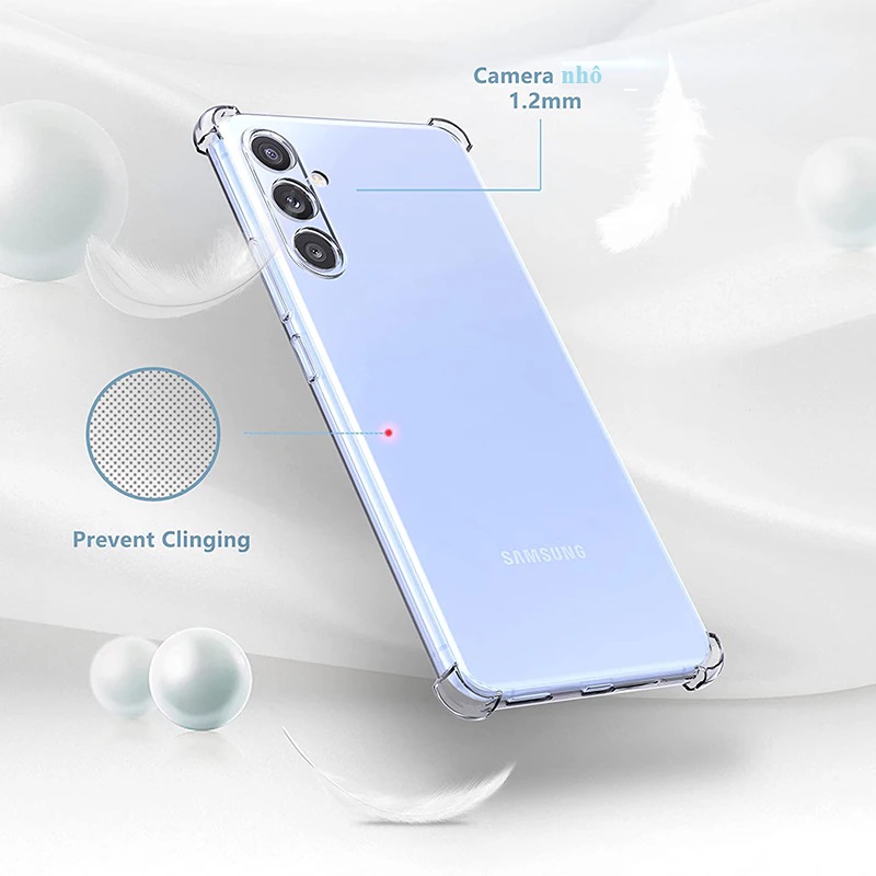 Ốp Dẻo Silicon trong suốt Chống Sốc Cho SamSung Galaxy A74 5G, A54 5G, A34 5G Cao Cấp Bảo Vệ camera , chống va đập