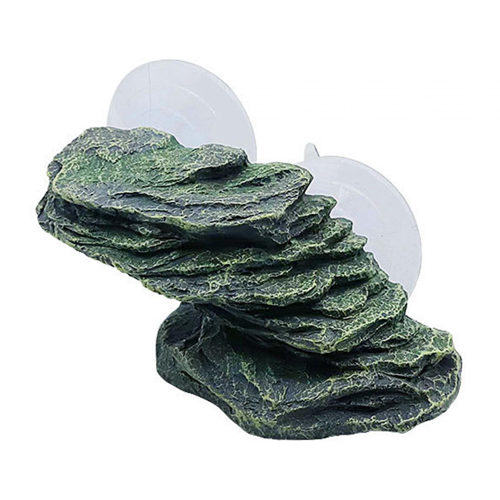 Rock Tortoise Floating Dock Resting Basking Terrace for Newts Turtles