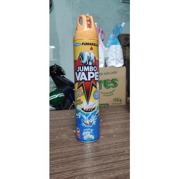 Bình xịt côn trùng Jumbo Vape 600ml - tùy chọn hương