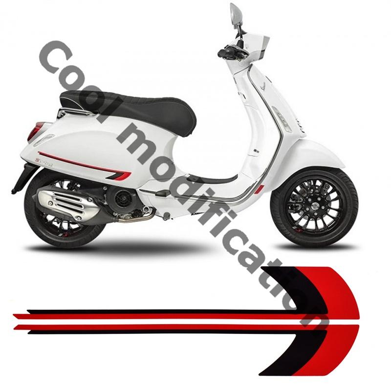 Miếng Dán Trang Trí Thân Xe Máy Piaggio Vespa Sprint S 50 150 Chống Thấm Nước Chống Trầy Xước Ốp