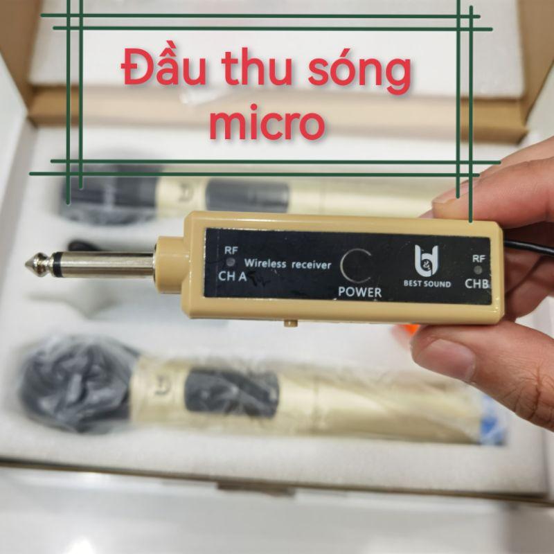 Micro Không Dây Karaoke W003, Mẫu Mới, Chuyên Dùng Cho Ampli, Loa Kéo, Hát Nhẹ