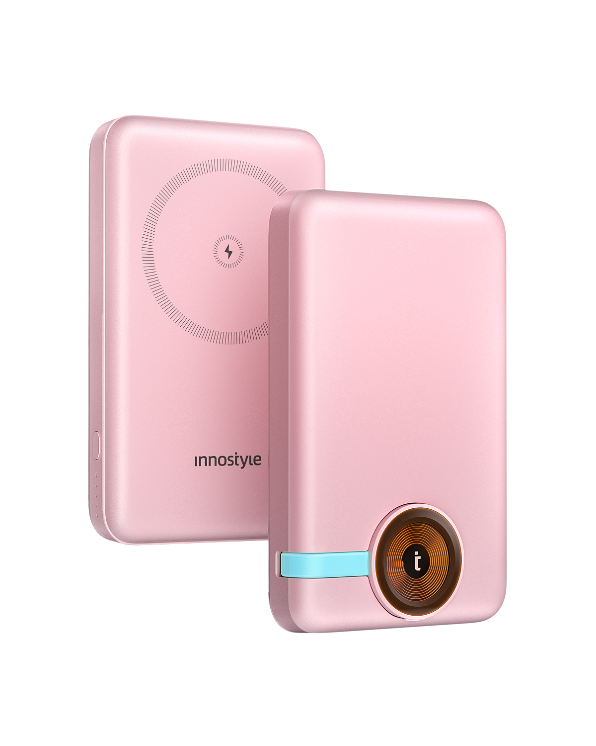 Pin Sạc Dự Phòng Không Dây Innostyle Powermag Duo 2in1 10000mAh - Thiết kế nhỏ gọn, sạc không dây, hàng chính hãng
