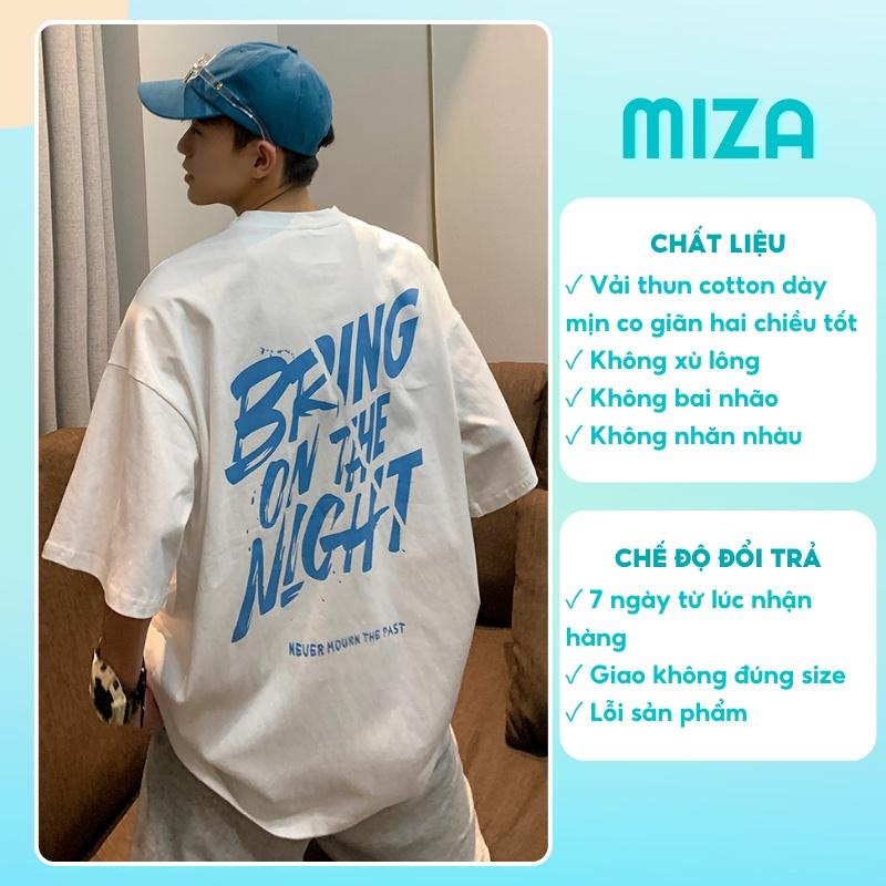 Áo thun nam nữ unisex tay lỡ sweater phông form rộng teen cổ tròn oversize cotton giá rẻ basic đen trắng tee BRING