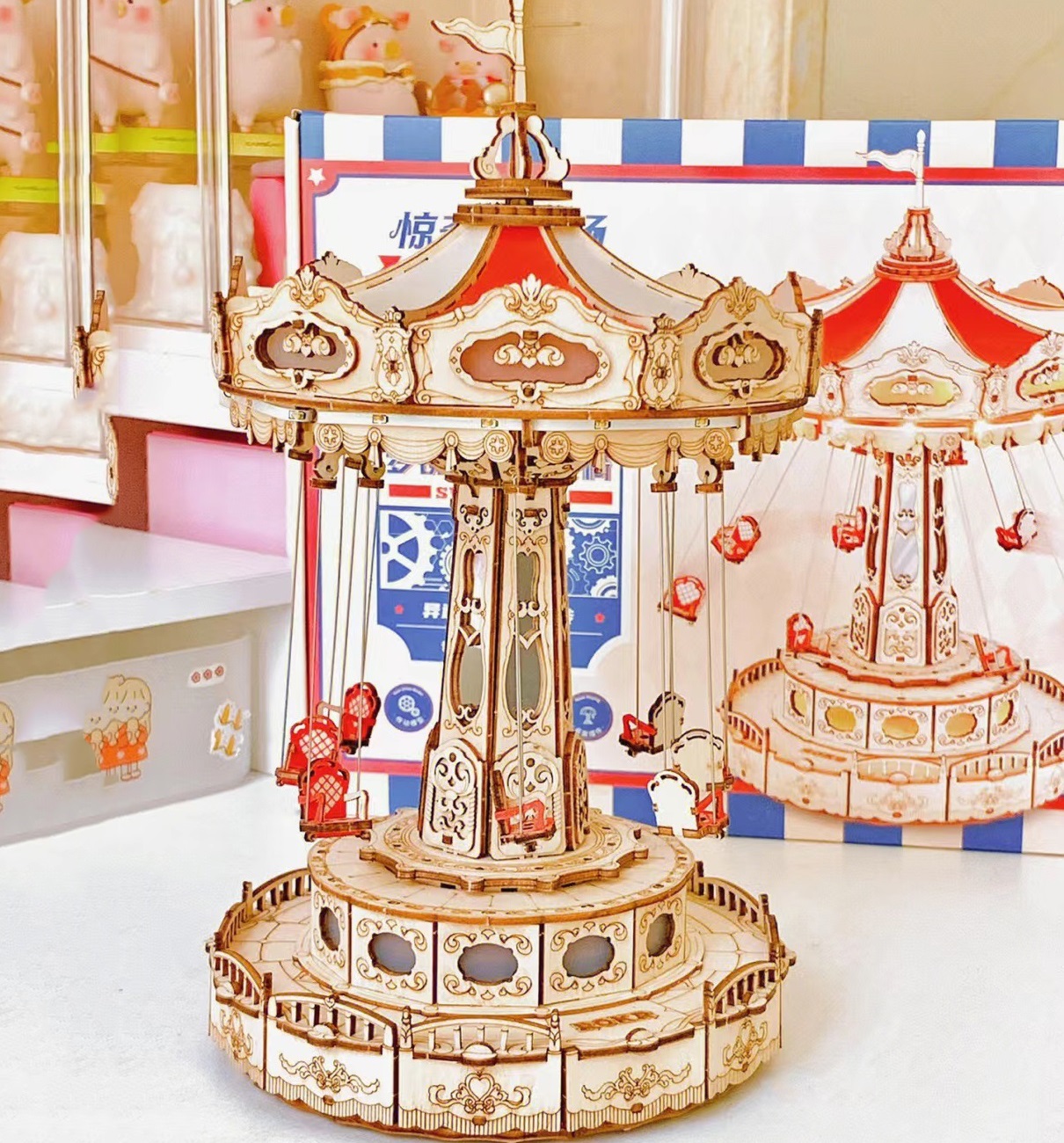 Mô hình Cơ động học Xích Đu Swing Ride EA02 Robotime