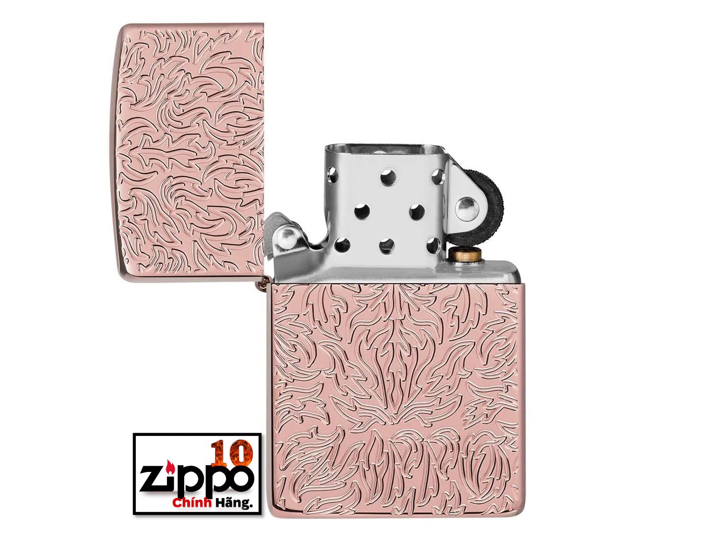 Bật lửa ZIPPO 49703 ArmorCarved Design - Chính hãng 100%