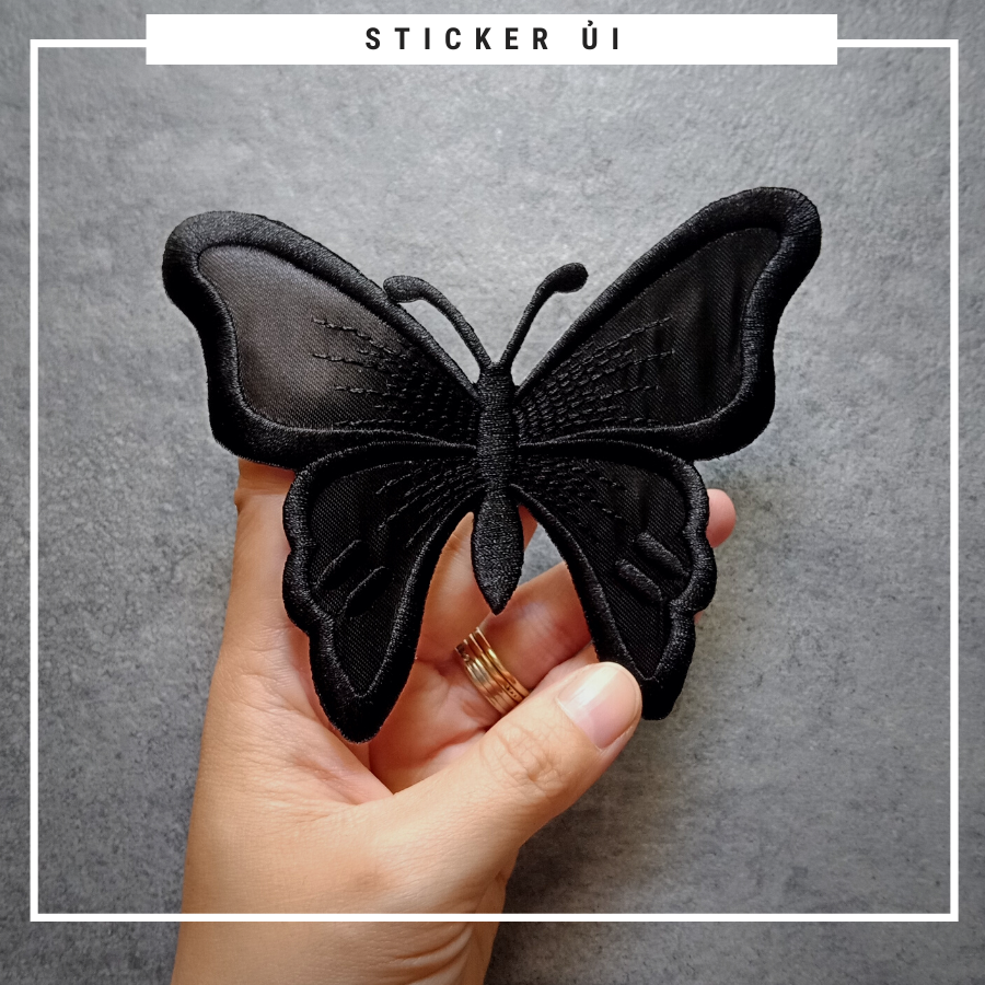 Phụ kiện trang trí áo thun tay lỡ unisex: Logo Sticker Patch Ủi Quần Áo, BALO, quần jogger chuẩn local brand streetstyle