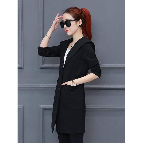 ÁO KHOÁC NÓN FORM DÀI THUN DA CÁ