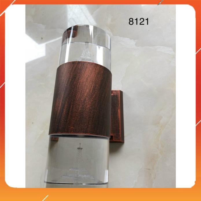 Đèn Tường Pha Lê 2 Đầu Chống Nước, Đèn Trang Trí Nội Thất/ Ngoài Trời/Cột Cổng Hiện Đại