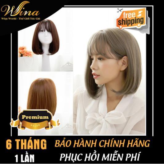 Tóc giả nguyên đầu ngắn cúp W-3161