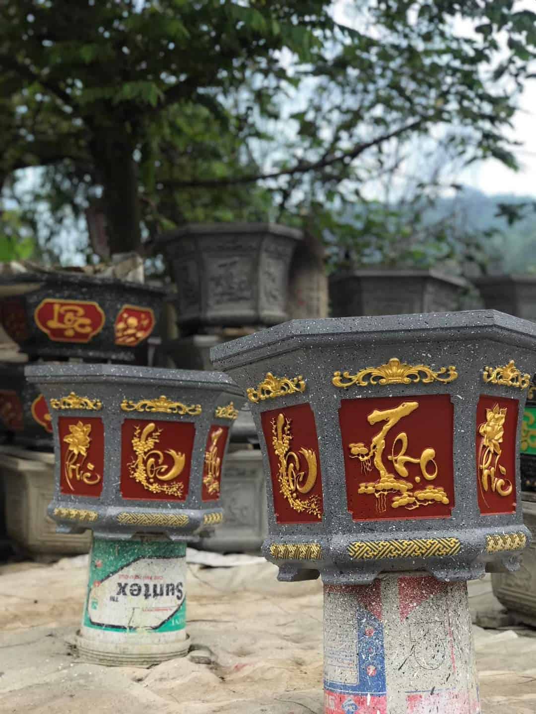 Khuôn Đúc Chậu Cảnh ABS, Lục Giác 58