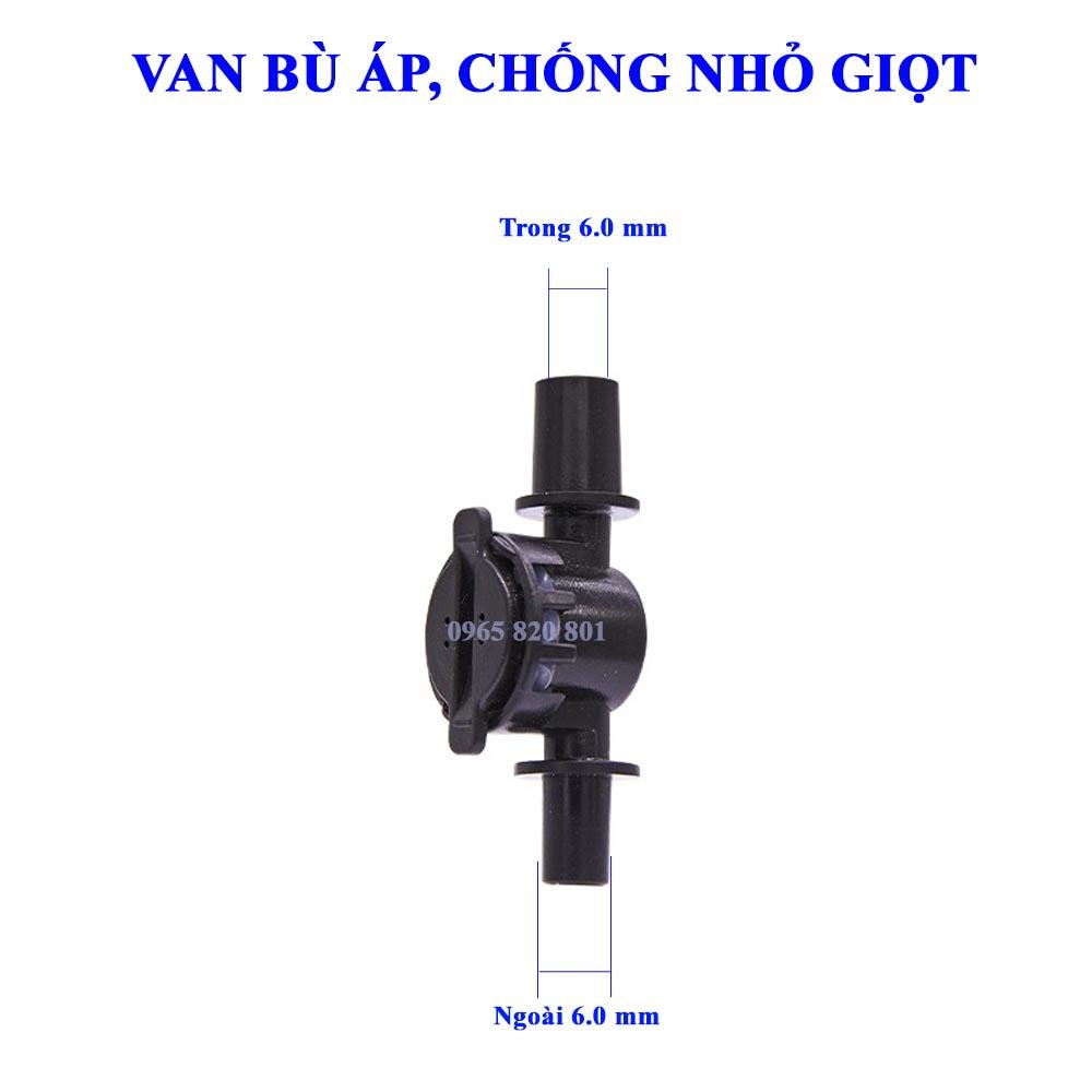 Van bù áp, chống nhỏ giọt đầu béc các loại