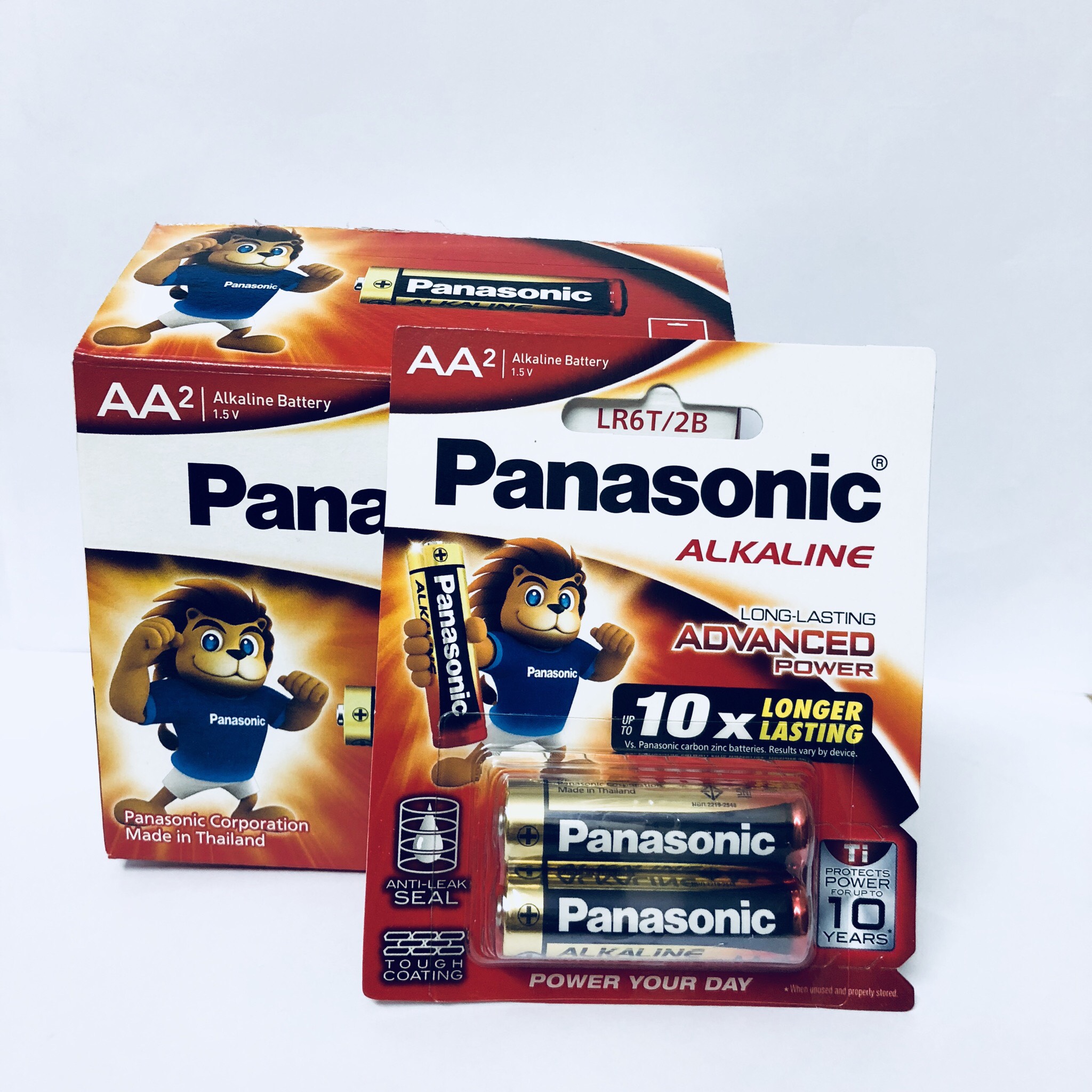 Thùng pin (48 vỉ 2 viên) pin Kiềm Alkaline Panasonic AA LR6T/2B-Hàng chính hãng