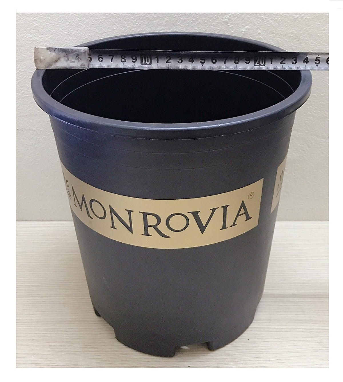 Combo 3 Chậu MONROVIA CH Garden 3Gal - Màu Đen + 3 Khay Lót Đế Chậu D270