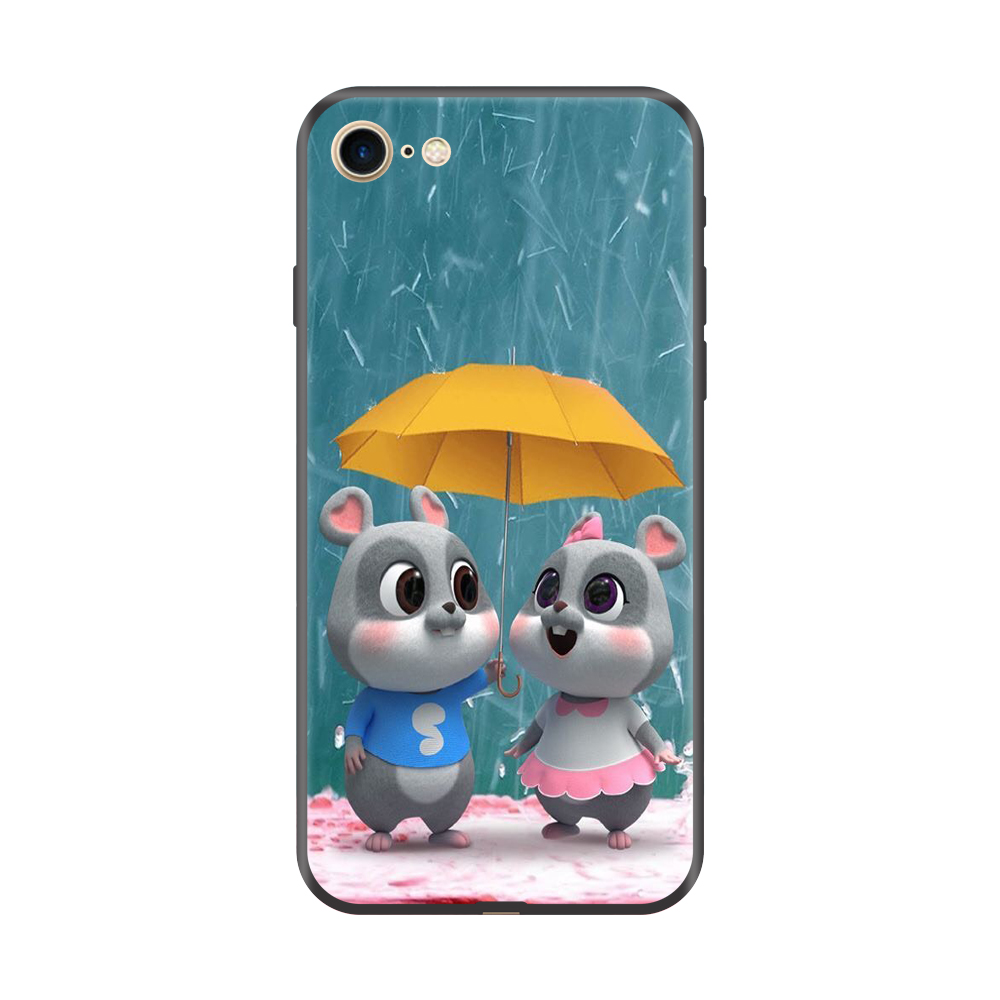 Ốp lưng TPU viền dẻo cho điện thoại IPHONE 7/8 Hình Chuột Tết 2020 Mẫu 14