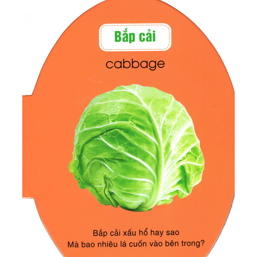 Quả trứng đáng yêu của bé - Rau củ