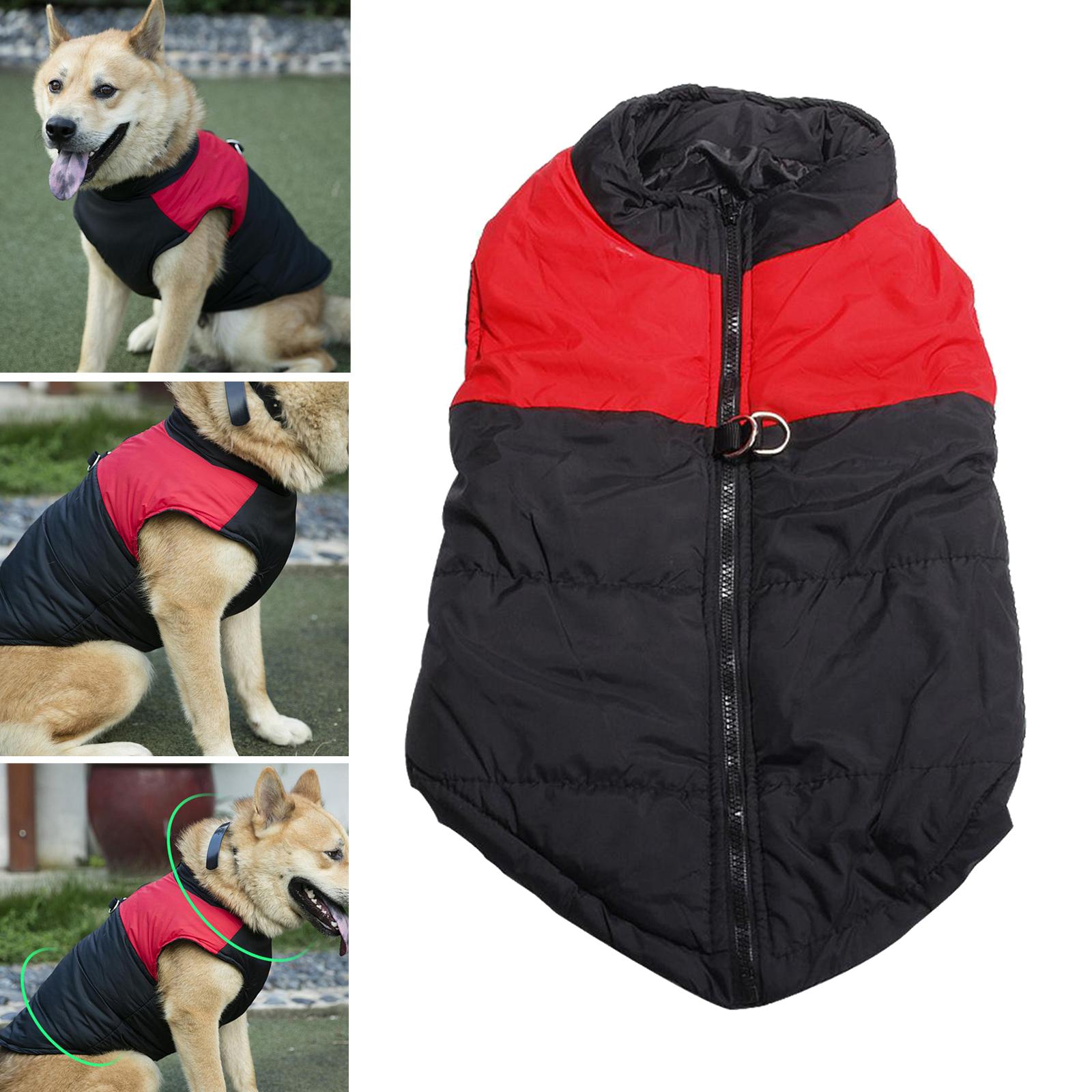 Pet Down Jacket Dog Coat Wateproof Winter Warm Padded Puppy Clothes Vest Apparel, 5 Sizes Available