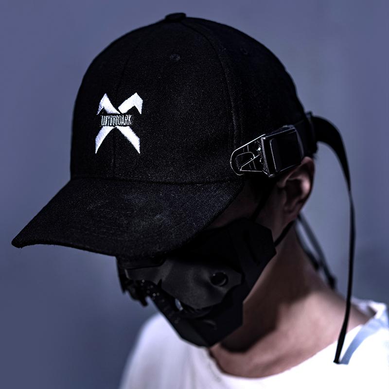 Techwear Bóng Chày Dạo Phố Unisex Nam Nữ Thêu Chữ Nữ Snapback Chiến Thuật Hip Hop Xương Có Thể Điều Chỉnh Gorra Khoác Nón