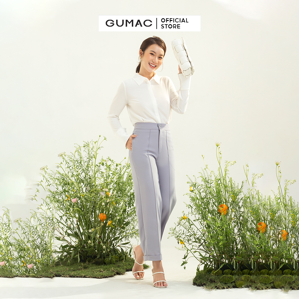 Quần tây nữ GUMAC QC03040 ống đứng thời trang công sở