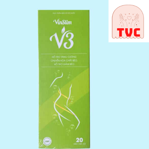 Combo 3 Hộp VINSLIM V3 - Viên Sủi giảm cân nhanh, an toàn, hiệu quả (mẫu mới)