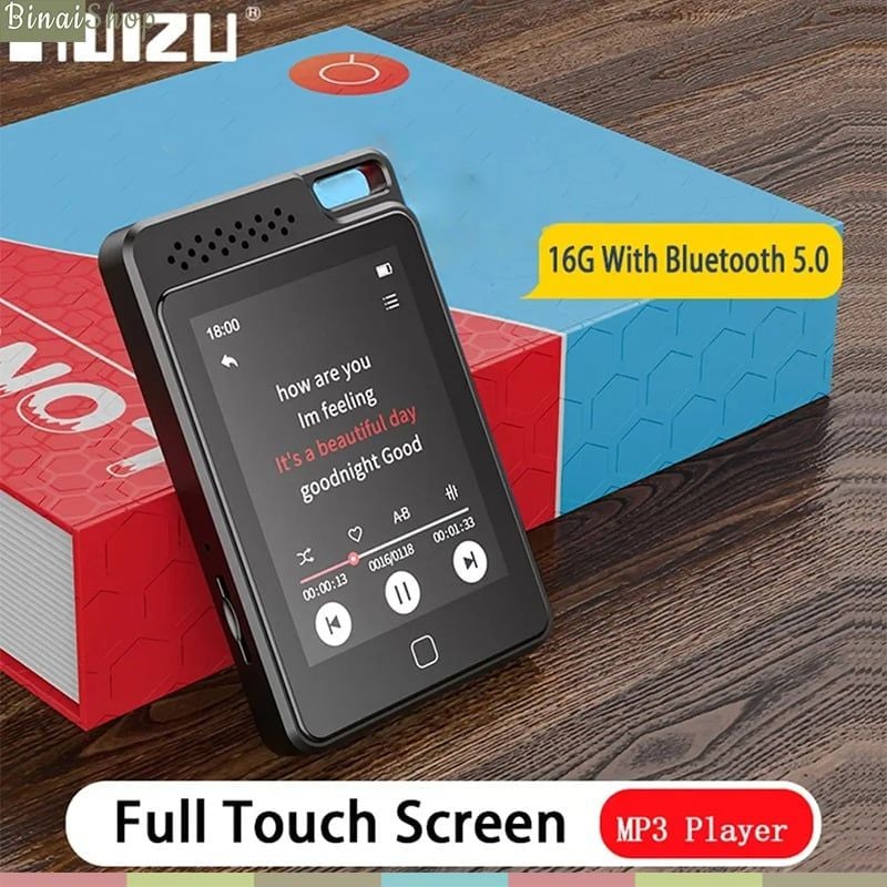Ruizu C1 - Máy Nghe Nhạc Hifi Di Động Có Loa Ngoài, Kết Nối Bluetooth 5.0, Kiểu Dáng Thể Thao(32Gb) - hàng chính hãng