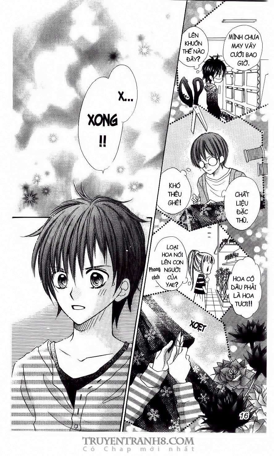 tiệm thời trang, love cotton chapter 19 13