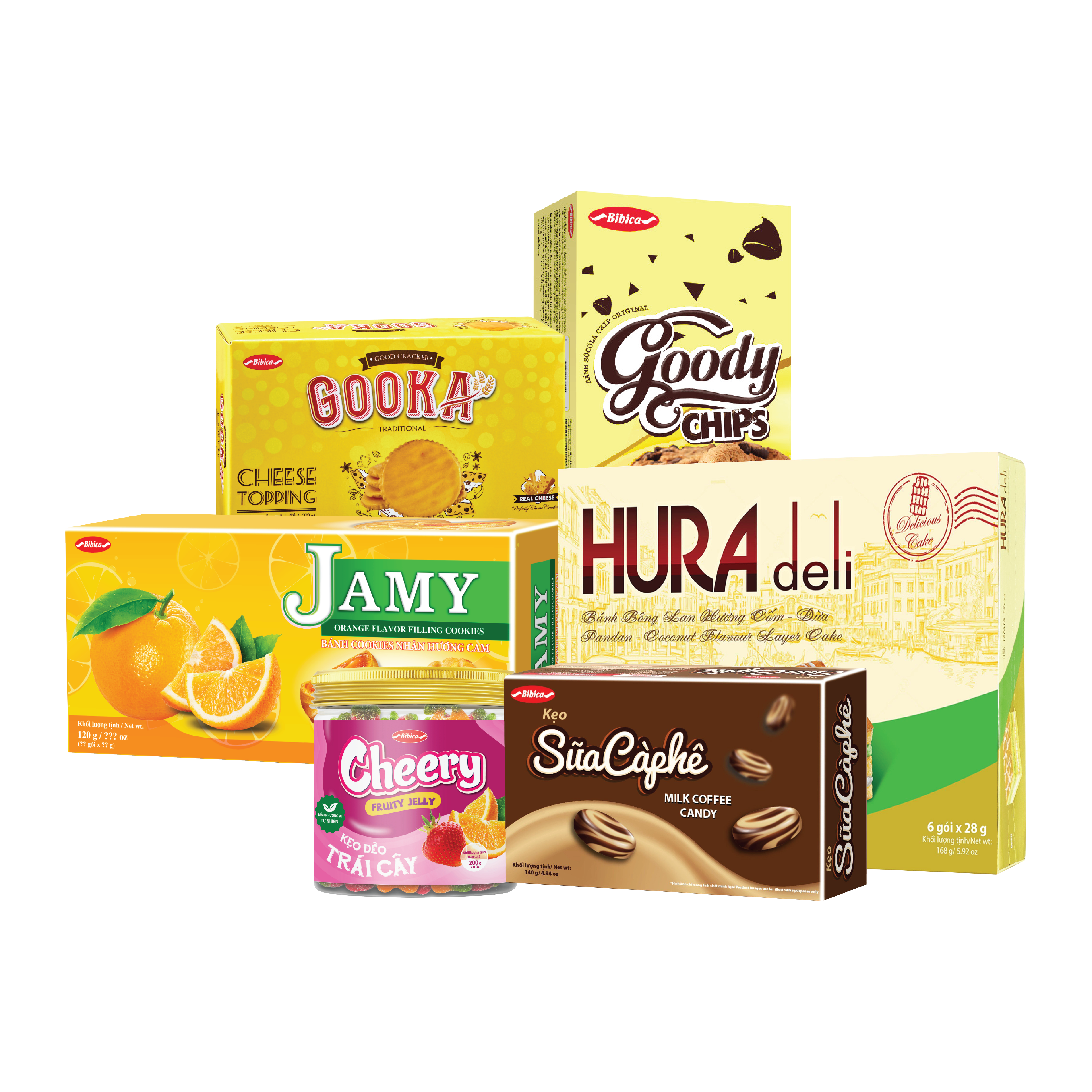 Hộp Quà Phúc Én Vàng Bibica 862g