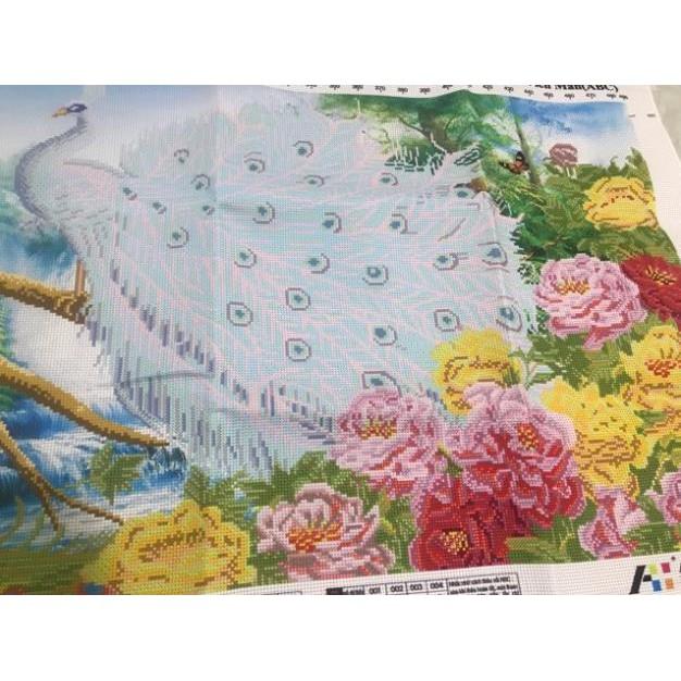 Tranh thêu chữ thập Công Phu Thê Viên Mãn  AL53516